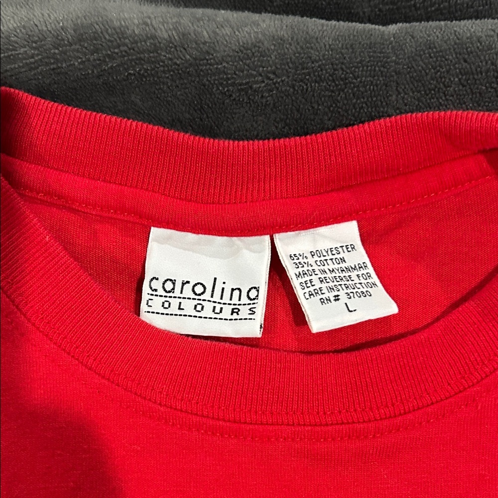Carolina Colours Women's Red Short Sleeve Tee
